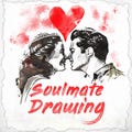 SOULMATE DRAWING by Sotherys, The Psychic Artist Same Day Tarot Reading, Clairvoyance & Psychic Drawing product logo