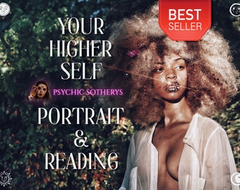 Your Higher Self Messages - Highest Self Spirit Oracle Reading & Akashic Records | Custom Personalized Higher Self Portrait Same Day Psychic