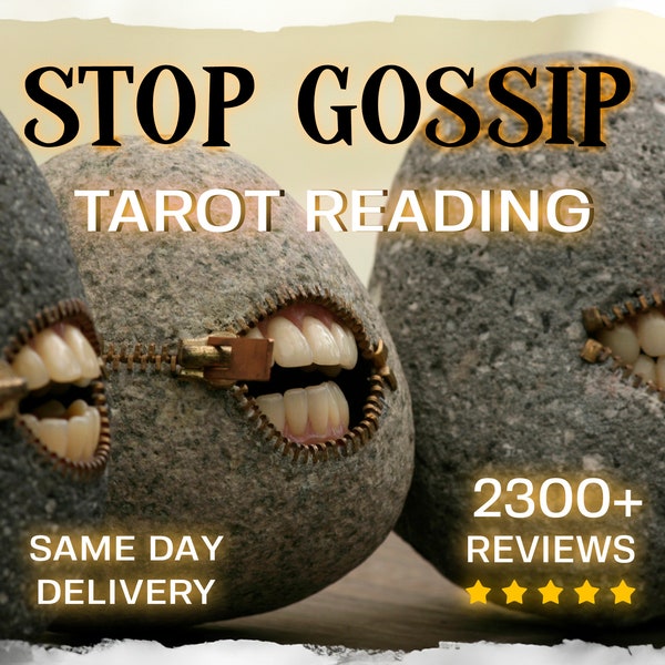 Tarot Reading Stop Gossip - Psychic Reading With Tarot Cards, Detailed & Sigil Drawing Same Day Psychic