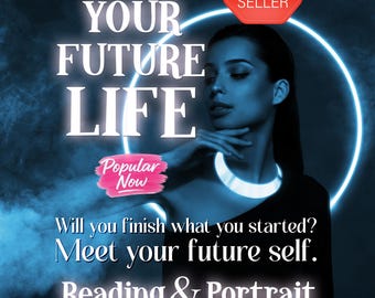 Soul Reincarnation Reading & Portrait | Tarot Cards Spread Reading and Intuitive Future Life Portrait | Digital PDF Same Day