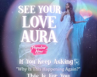 LOVE AURA READING | Reasons They Love You | Love Psychic Tarot & Intuitive Aura Portrait Same Day