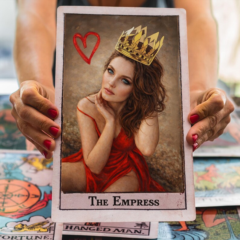 Custom Tarot Card Illustration | Become Your Arcana, Personalized Portrait & Reading (Digital PDF) image 3