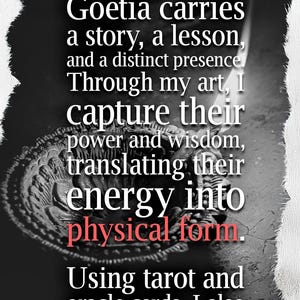 Ars Goetia Demon Portrait & Psychic Reading | Dark Art and Personalized Digital PDF Report by Sotherys image 3