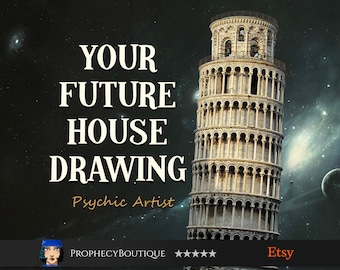 Future House Drawing Psychic Artist - I Will Draw Your Future House Psychic Drawing and Reading - Real Estate Drawing