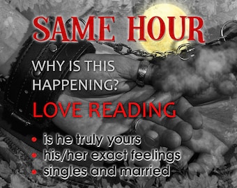 SAME HOUR - In Depth Love Reading for Singles & Couples, Psychic Tarot and Nephelomancy Accurate Reading