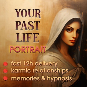 Past Life Reading and Drawing by Psychic Artist - Discover Your Previous Incarnations, Karmic Relationship, Past Memories & Hypnosis Reading