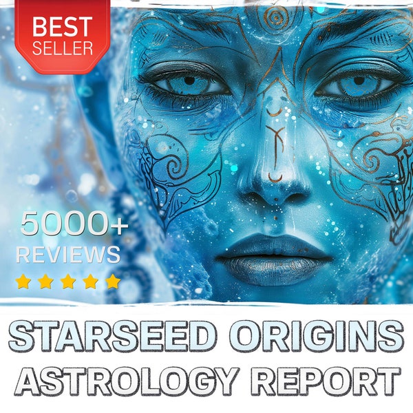 Starseed Origin Astrology Report, In-Depth Starseed Origins Reading, Starseed Home Planet, Alien Past Lives & Alien Contacts - Astrology Art