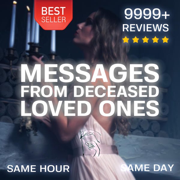 Psychic Mediumship Reading | Messages from Deceased Loved Ones & Ancestors | Digital PDF