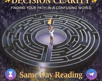 Decision Insight 1 Question Tarot Reading | Same Day Digital PDF Report by Sotherys