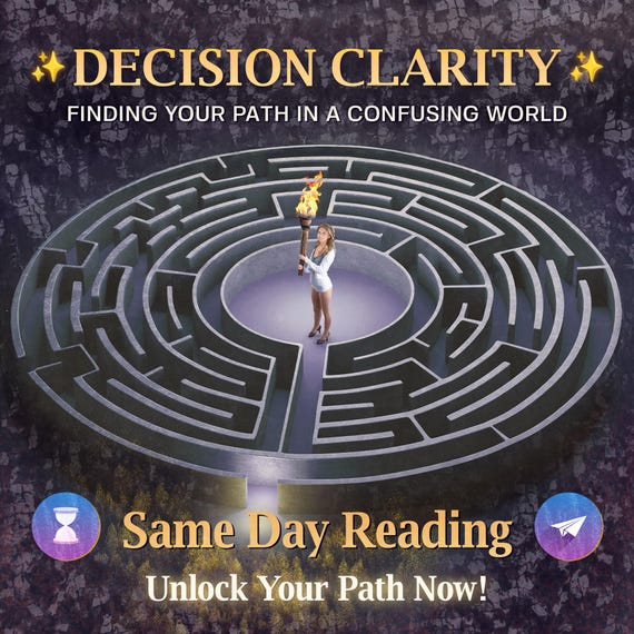 Decision Insight 1 Question Tarot Reading | Same Day Digital PDF Report by Sotherys