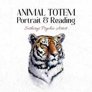 Dierentotemportret en lezing | Gepersonaliseerde krachtdierkunst en tarotinterpretatie (digitaal pdf-rapport)