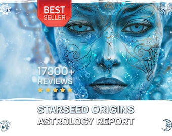 Starseed Origin Astrology Report | Personalized Cosmic Birth Chart PDF | Starseed Portrait | Digital Download by Sotherys