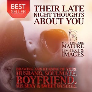 Thoughts at Midnight Love Tarot Reading | What He's Afraid to Say Out Loud | Digital PDF Report & Dream Art