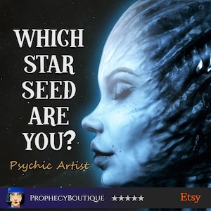 Starseed Origins Reading & Portrait - Which Star System Do You Come From? Your Galactic Star Origin Gifts Spiritual Art