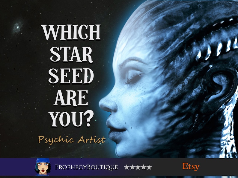 Starseed Origins Reading & Portrait Which Star System Do You Come From Your Galactic Star Origin Gifts Spiritual Art image 1