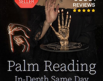 Accurate Palm Reading Same Day, Detailed Palmistry, Psychic Insights, Palm Interpretation, In-Depth Palm Analysis Psychic Reading