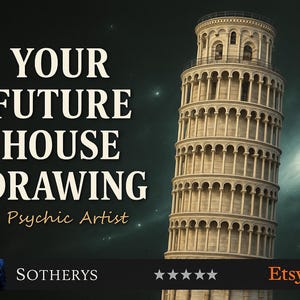 Future House Drawing Psychic Artist - I Will Draw Your Future House Psychic Drawing and Reading - Real Estate Drawing