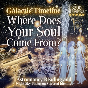 Where Does Your Soul Come From? | Astromancy Reading and Night Sky Photos on Starseed Identity | Galactic Timeline Home Planet Map Artwork