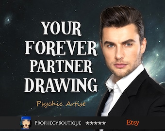 Forever Partner Portrait & Psychic Reading | Custom Love Drawing and Written Insights | Digital Download by Sotherys