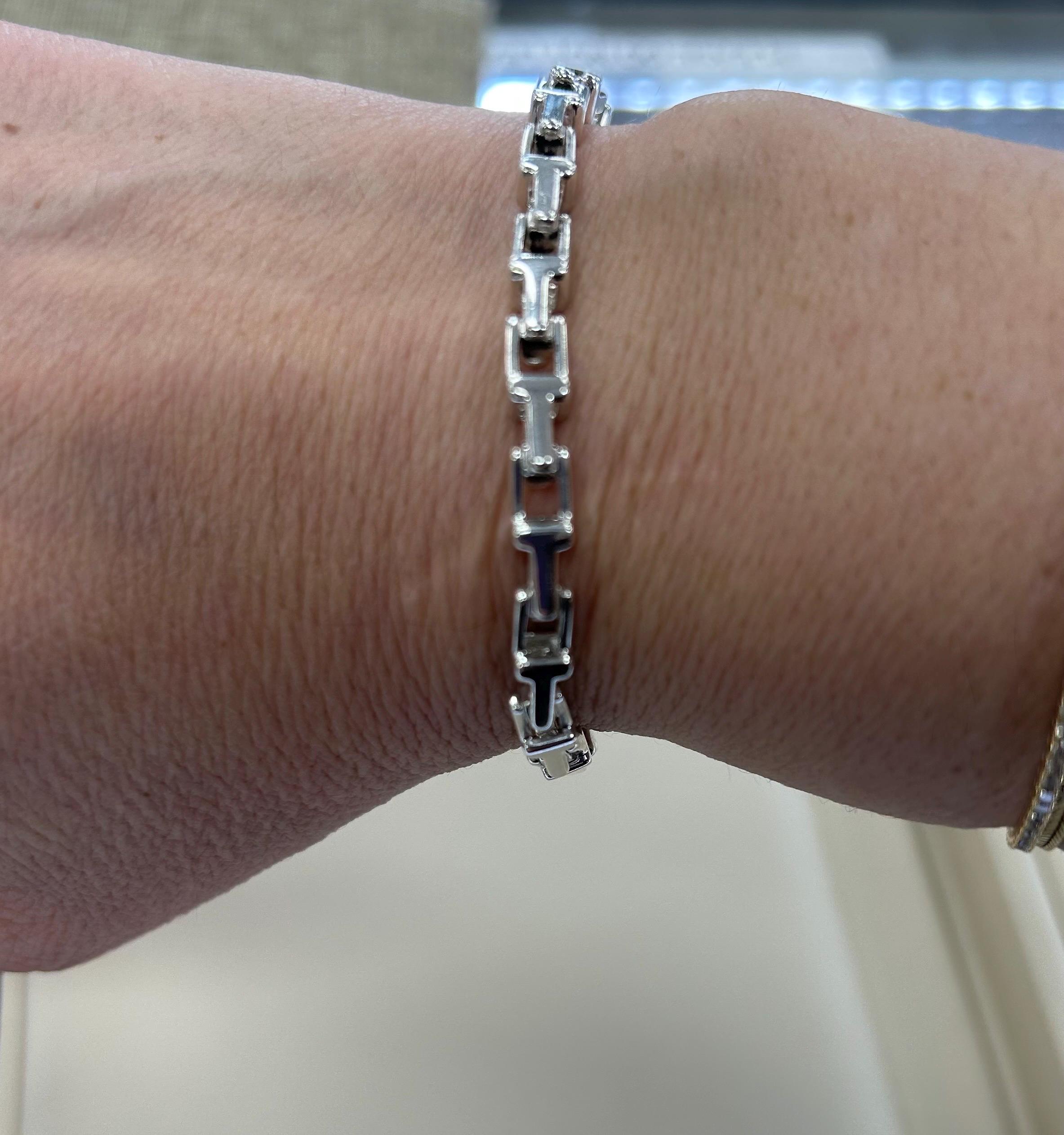 Tiffany & Co T Link Bracelet. 7