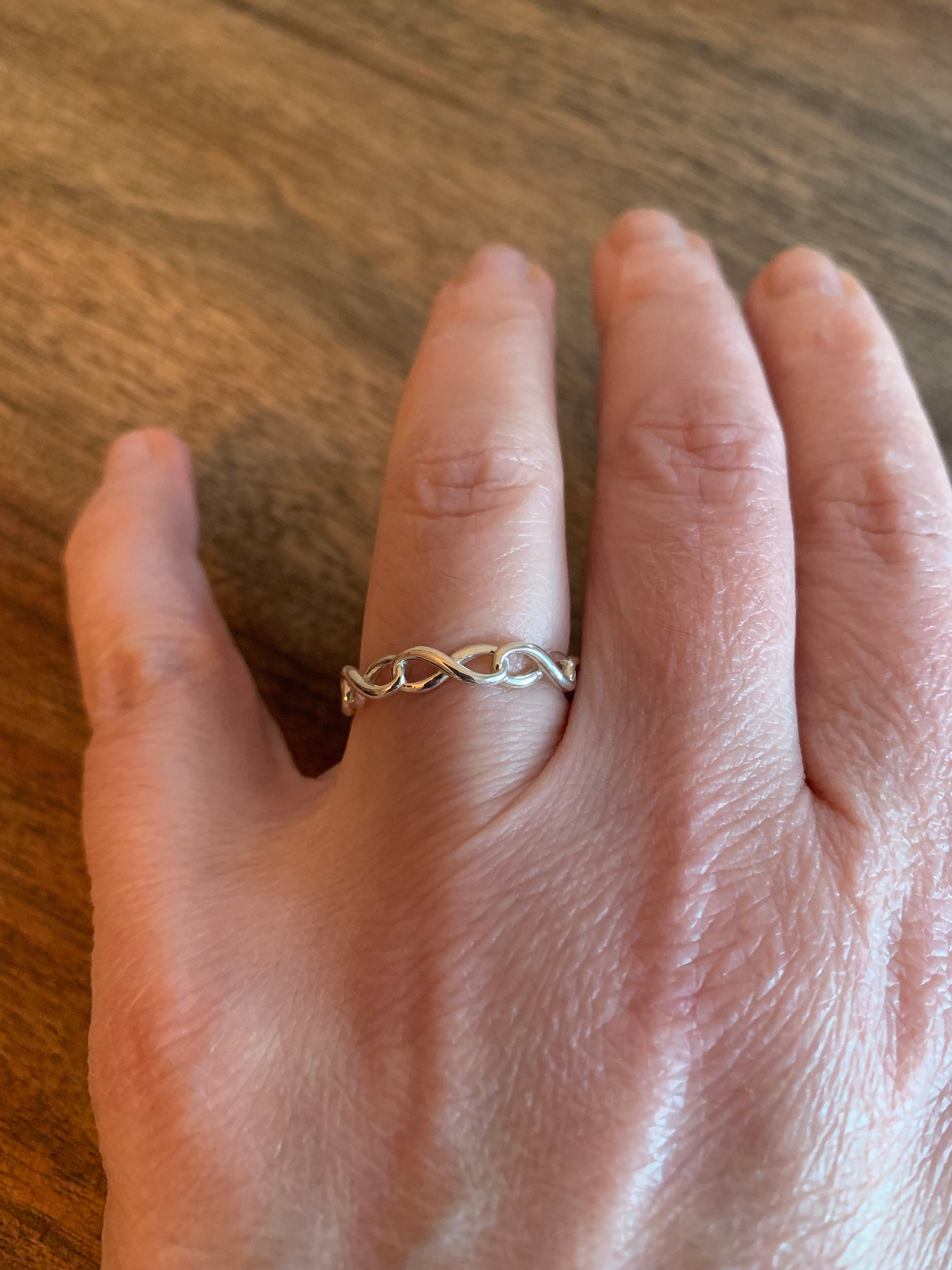 Tiffany & Co Silver Infinity Ring - Etsy