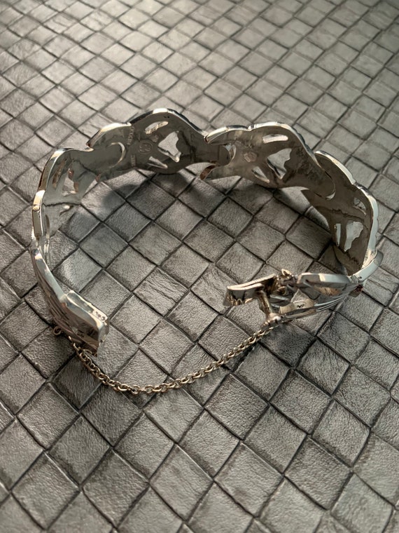 Sterling Silver bracelet, 7" - image 2