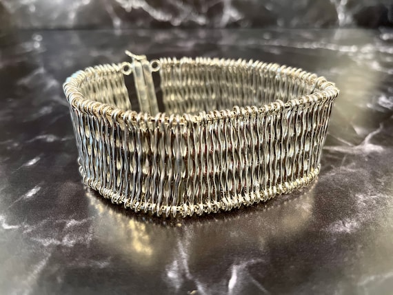 Branches Sterling Silver Bracelet: Earthy Autumn … - image 1