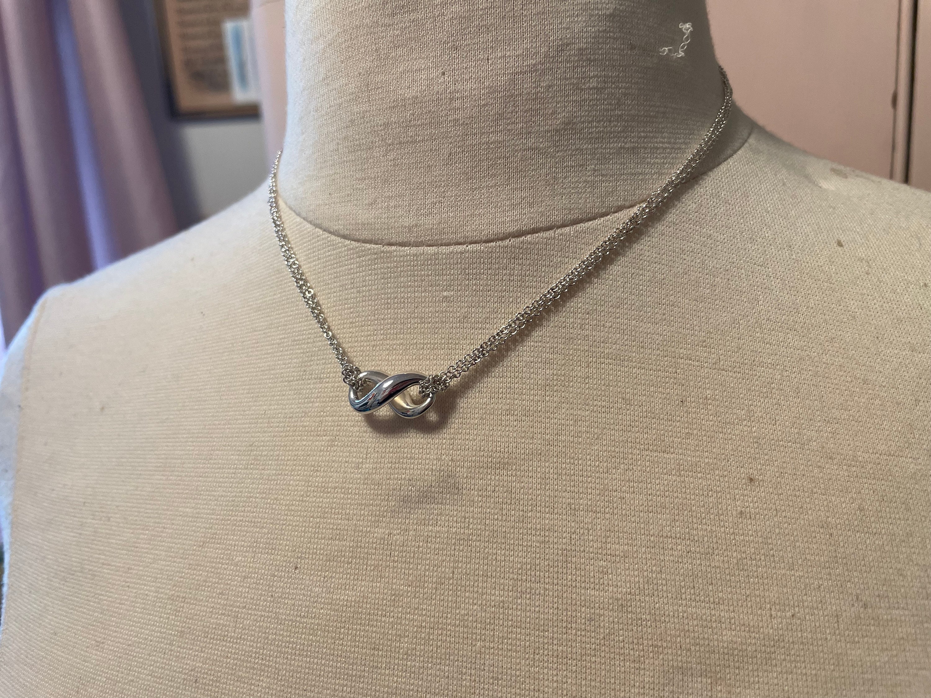 Tiffany & Co Infinity Necklace - Etsy