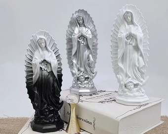 Moule En Silicone Vierge Marie Et Famille - Pour Bougies, Plâtre, Résine, Savon, Dimensions 9.3x5.6 Cm