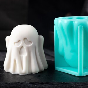 Forma silikonowa do musu czekoladowego Ghost Pudding Small Ghost Milk Jelly Cute Cartoon Baking Form