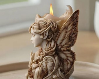 Butterfly Elf Silicone Candle Mold: DIY Wings Angel Fairy Gypsum Decor Mold