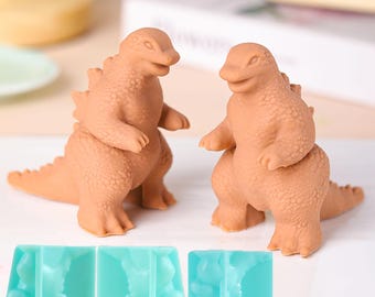 Godzilla Ice Cube Silicone Mold:  Bar Bartender Ice Ball,Gysum Making