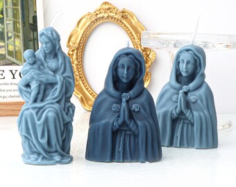 Moules Silicone Crèche De Noël – 2 Pièces – Pour Résine, Bougie, Savon – DIY Déco Festive
