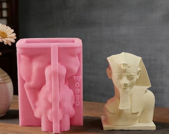 Sphinx Plaster Silicone Mold: DIY Greek Statue Resin Cement Decorative Ornament