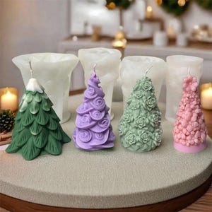 3D-julform av aromljus för tall: DIY-tillbehör för ljustillverkning av hartstvål