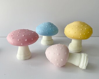 3D Mushroom Aroma Candle Silicone Mould DIY Mushroom Chocolate Decoration Cake Baking Mold