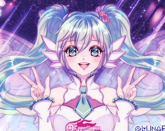 Custom Anime Art Commission: Handdrawn Illustration (Digital Artwork)