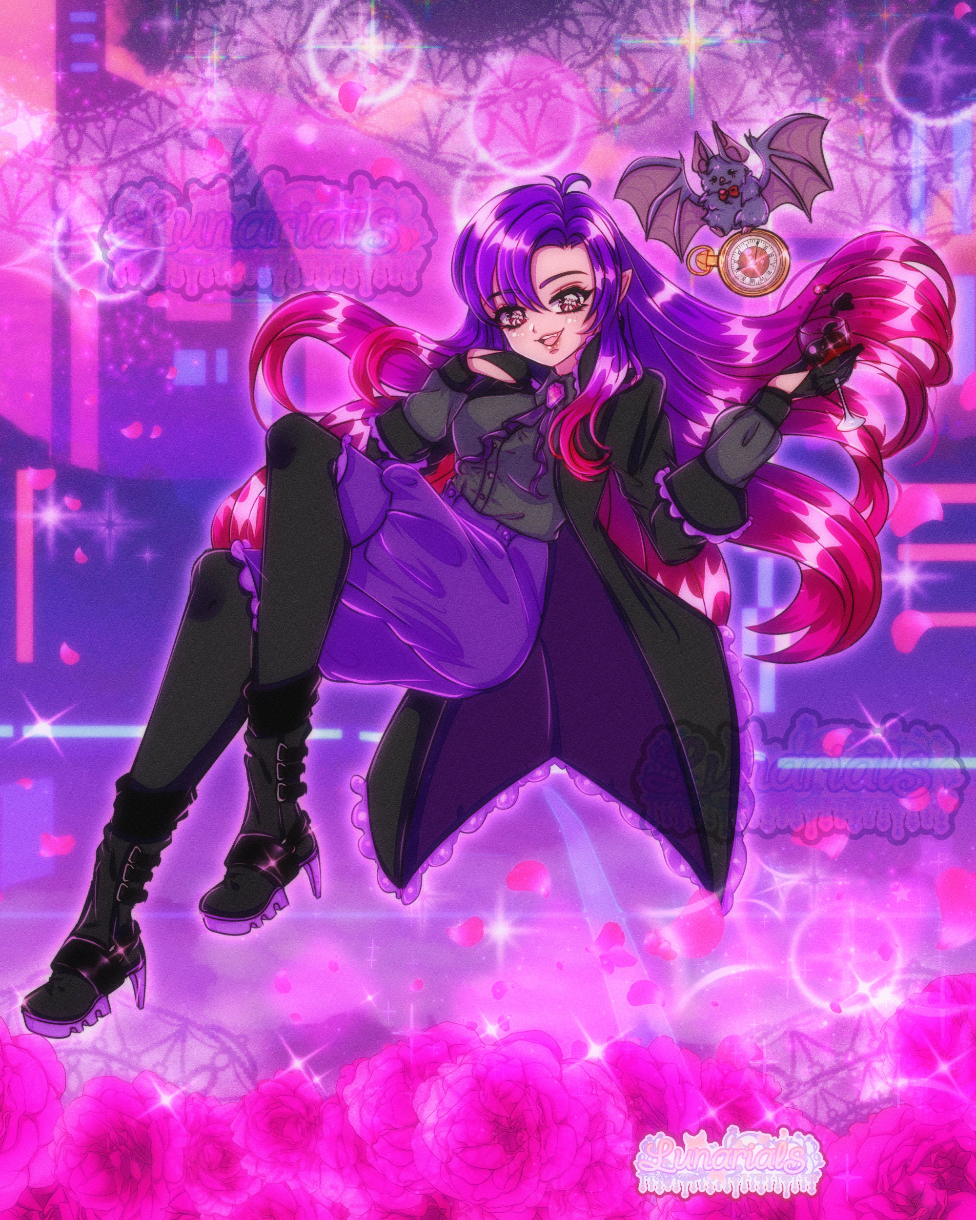 90s Anime Style Commissions Custom Anime Art Retro Anime Etsy UK