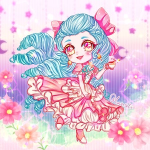 かわいいちびコミッション | カスタムちびスタイルアート、アニメスタイル、ちびアイコン