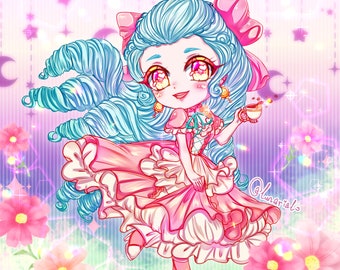 Custom Chibi Art Commission: Anime Style Icon (Digital Artwork)