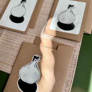 Karte | Huhn | Radierung | handgedruckt | mit Kuvert | Einzelstück