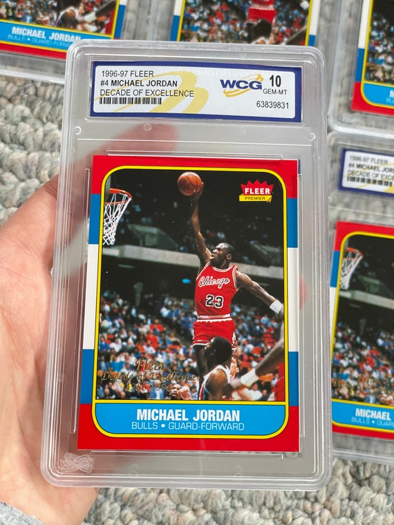 Michael Jordan 1996-97 Fleer Decade of Excellence WCG Gem Mint 10