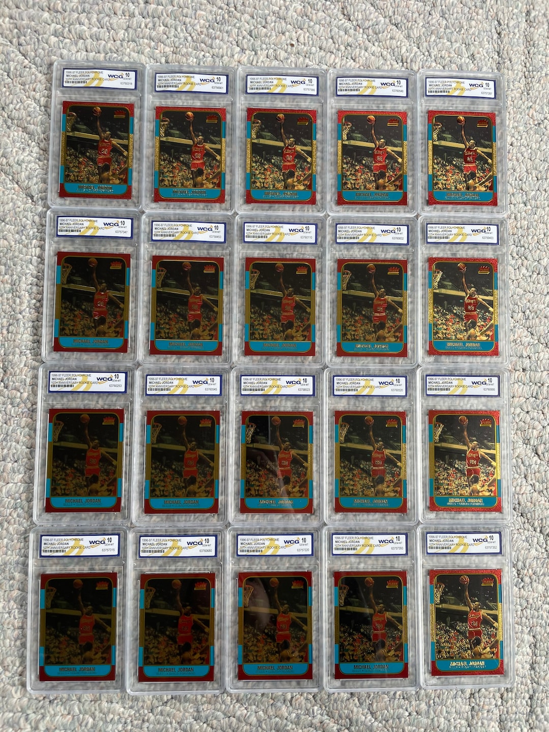 Michael Jordan 1996-97 Fleer Decade of Excellence RC PSA 10? WCG