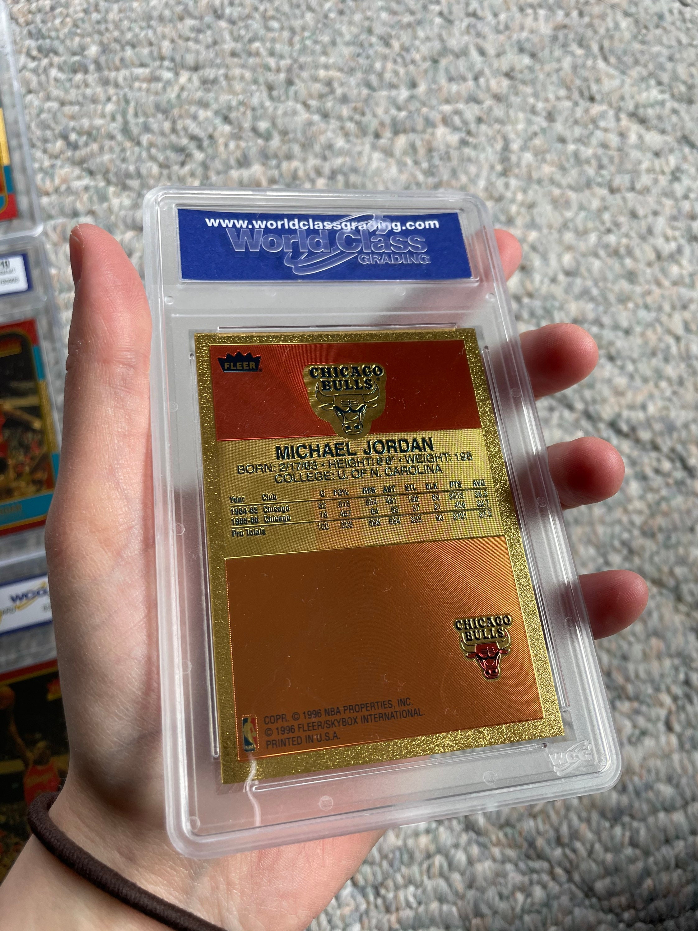Michael Jordan 1996-97 Fleer Decade of Excellence RC PSA 10? WCG