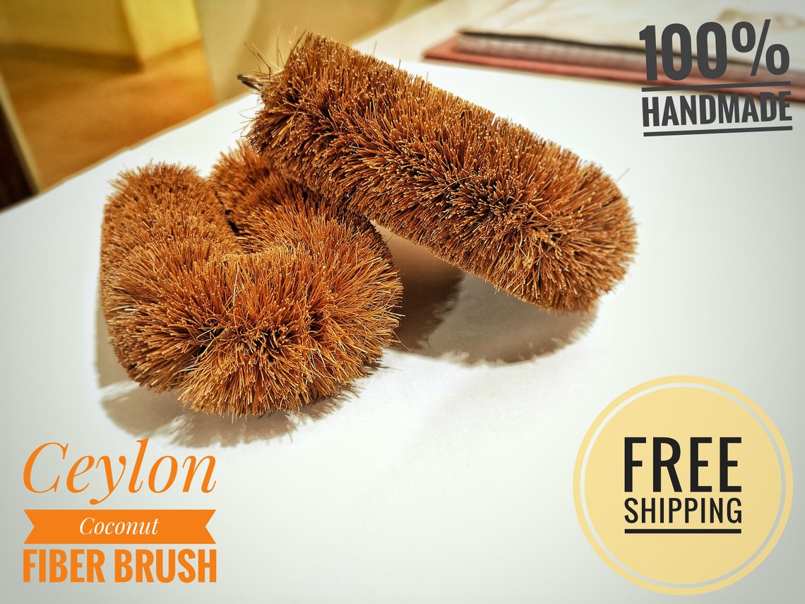 Coconut Coir Fiber Dry Brush 100 Natural & Eco Friendly Coconut Fiber