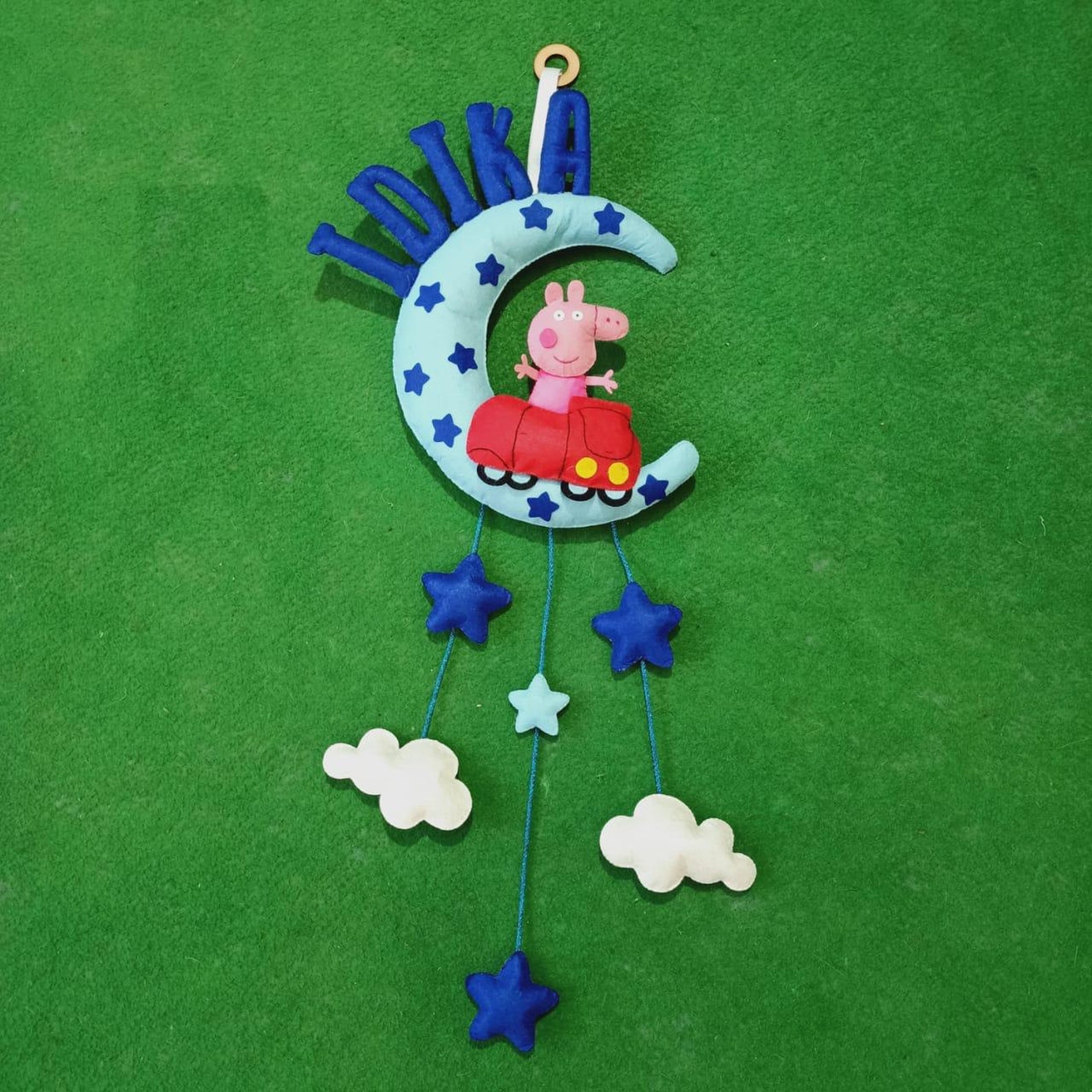 Handmade Kids Room Wall Decor Moon can Be Customized With Etsy