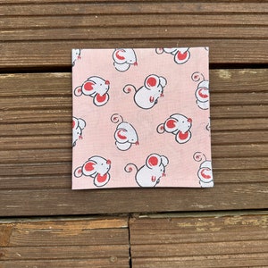 Serviette de table doublée en tissu motif enfant image 10