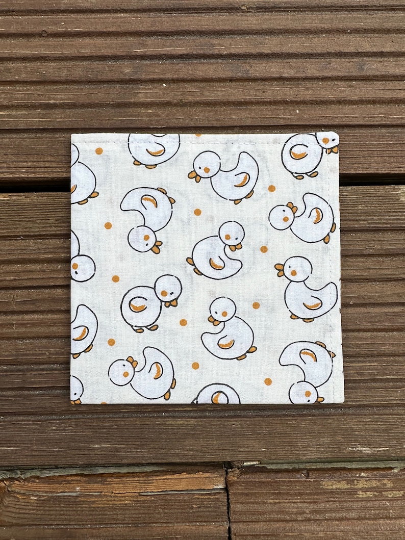 Serviette de table doublée en tissu motif enfant image 9