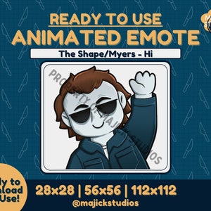 | animées Myers/Shape Emotes Salut