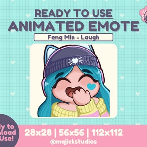 Animated Feng Min Emotes | Laugh